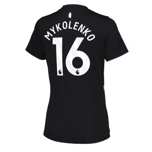 Stroje piłkarskie Everton Vitaliy Mykolenko #16 Koszulka Trzeciej dla damskie 2025-26 Krótki Rękaw
